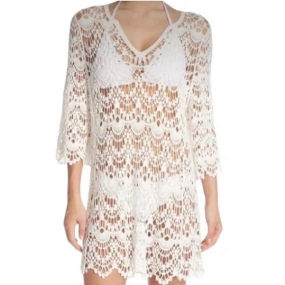 Surf Gypsy Crochet Cover Up/Dress - Picture 1 of 9